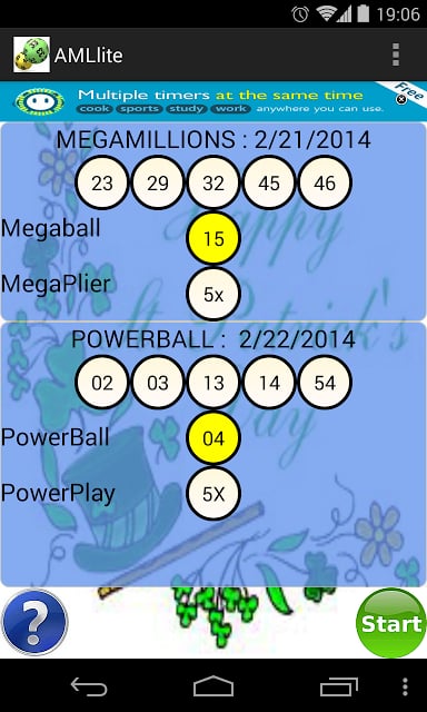 MegaLottery&PowerBall scanner截图6