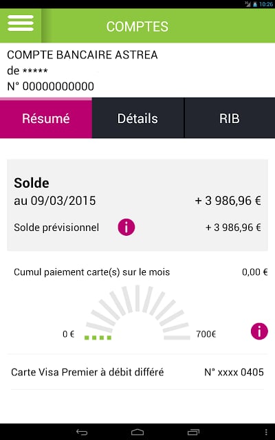 Groupama Banque Mobile截图4