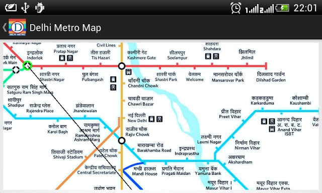 Delhi Metro Route Planner截图11
