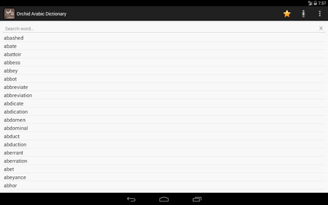 Orchid Arabic Dictionary截图3