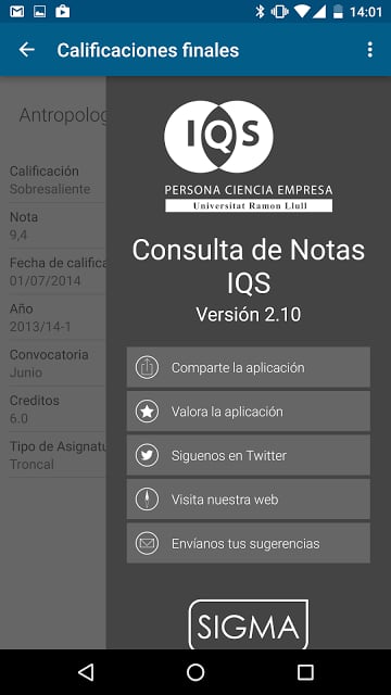 Consulta de Notas截图1