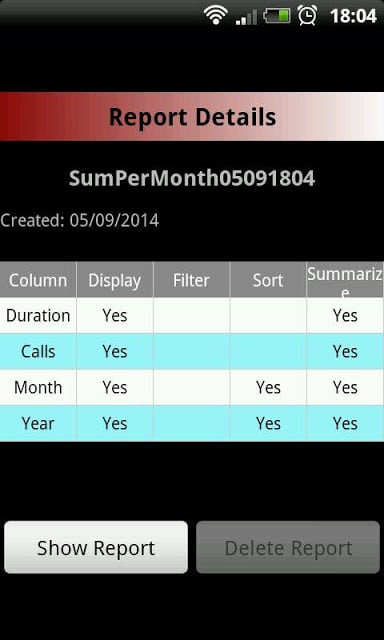 Call Log Report Generator截图7