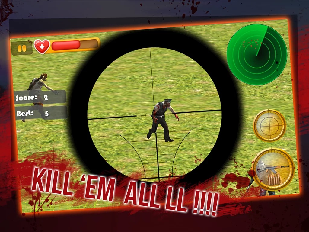 Zombie Hunter: Sniper Assault截图2