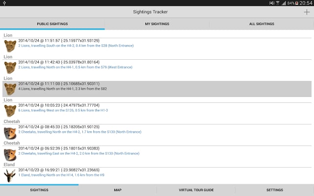 Sightings Tracker截图10