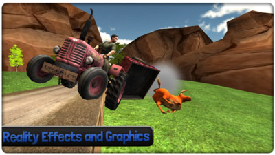 3D卡车爬坡动物截图4
