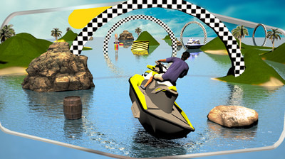 3D极速摩托艇截图5