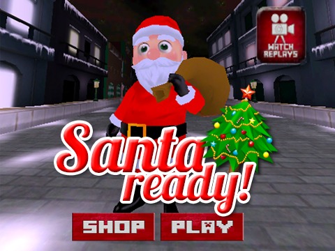 3D Santa Run Subway Rush截图1