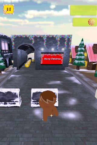 3D Santa Cookie Subway Run截图4