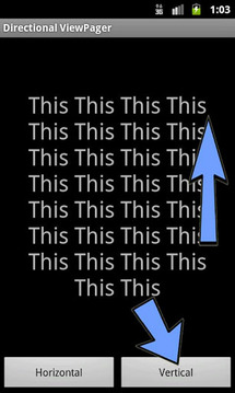 DirectionalViewPager Sample截图