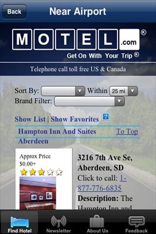 Motel.com截图2