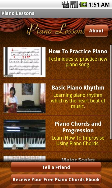 Piano Lessons App截图1