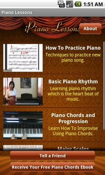 Piano Lessons App截图