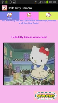 Hello Kitty的相机截图