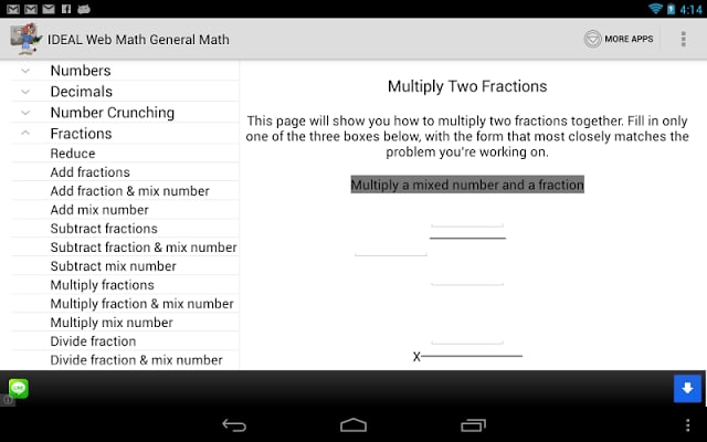 IDEAL Web Math General Math截图1