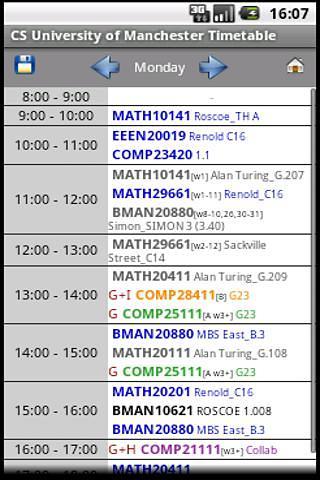 CS Manchester Timetable截图2