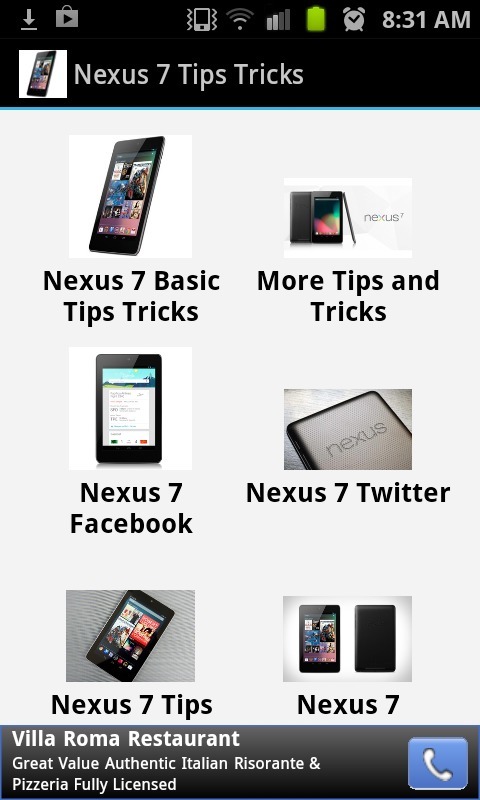 Nexus 7 Tips Tricks截图1