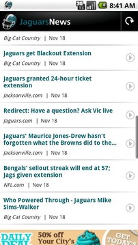 Jaguars News截图
