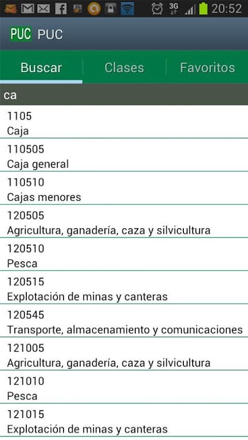 PUC:Plan Unico de Cuentas截图2