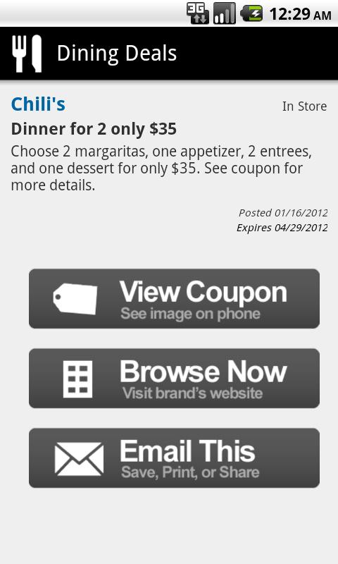 Dining Deals - Food Coupons截图11