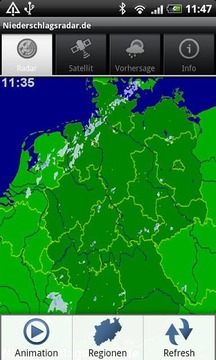 NiederschlagsRadar.de截图