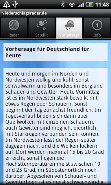 NiederschlagsRadar.de截图2