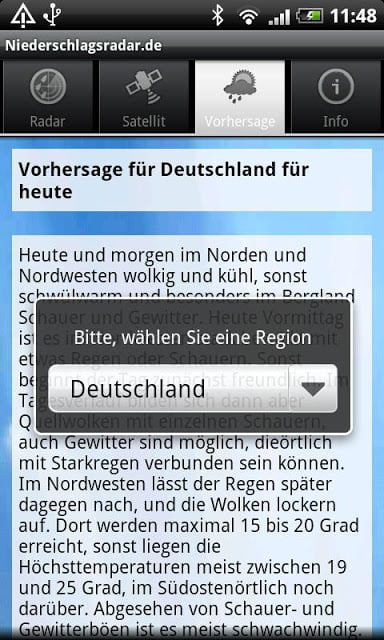 NiederschlagsRadar.de截图1