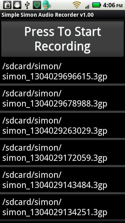 Simple Simon Voice Recorder截图3