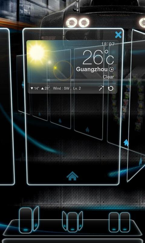 智能汽车Next桌面3D主题截图2