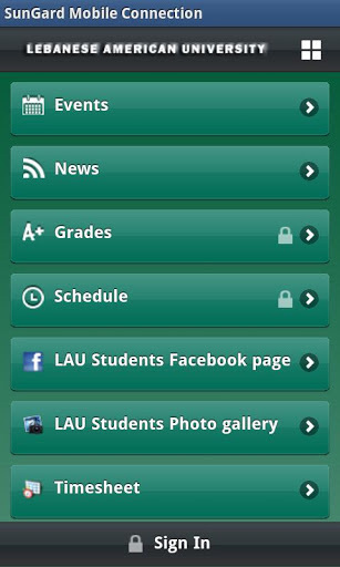 LAU mobile application截图1