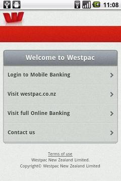 Westpac NZ Mobile Banking截图