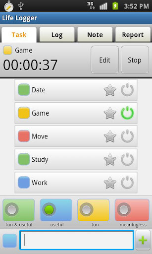 Life Logger - Timesheet App截图4