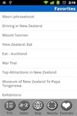 新西兰自由旅行指南截图1