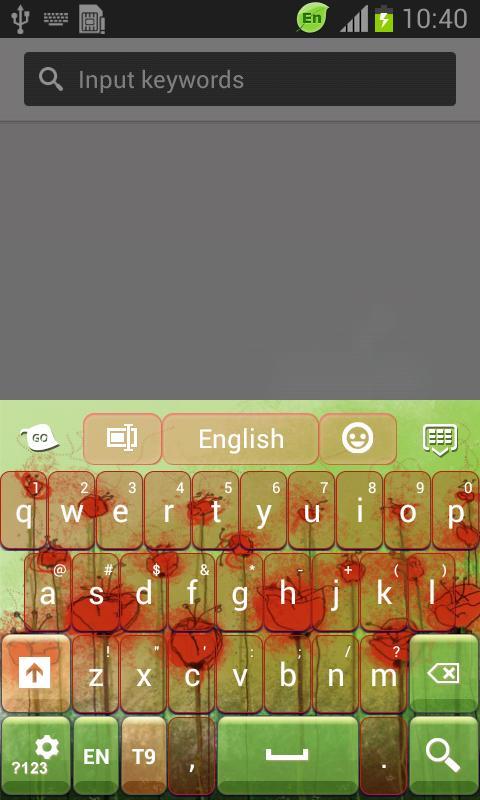 Poppy Flower Keyboard截图2