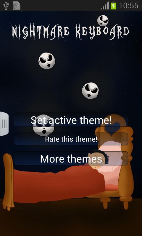 Nightmare Theme Keyboard截图1