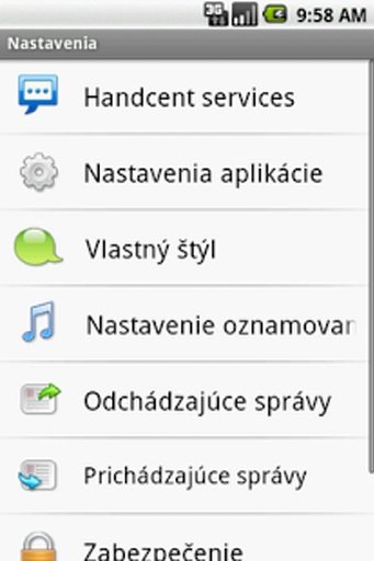 Handcent SMS Slovak Language P截图3