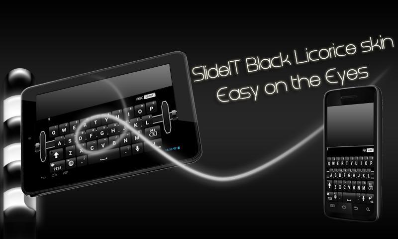 SlideIT Black Licorice Skin截图1