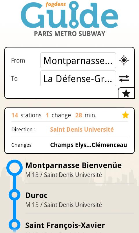 Paris metro subway guide截图2