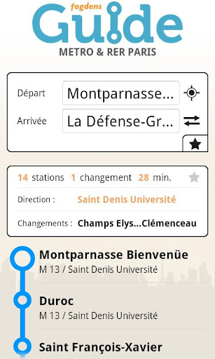 Paris metro subway guide截图8