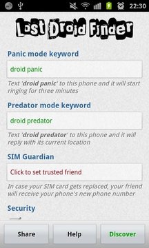 Lost Droid Finder &middot; Lost Phone截图