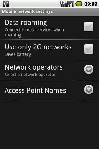 Switch Network Type 2G / 3G截图1