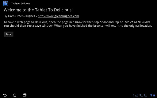 Tablet To Delicious截图4