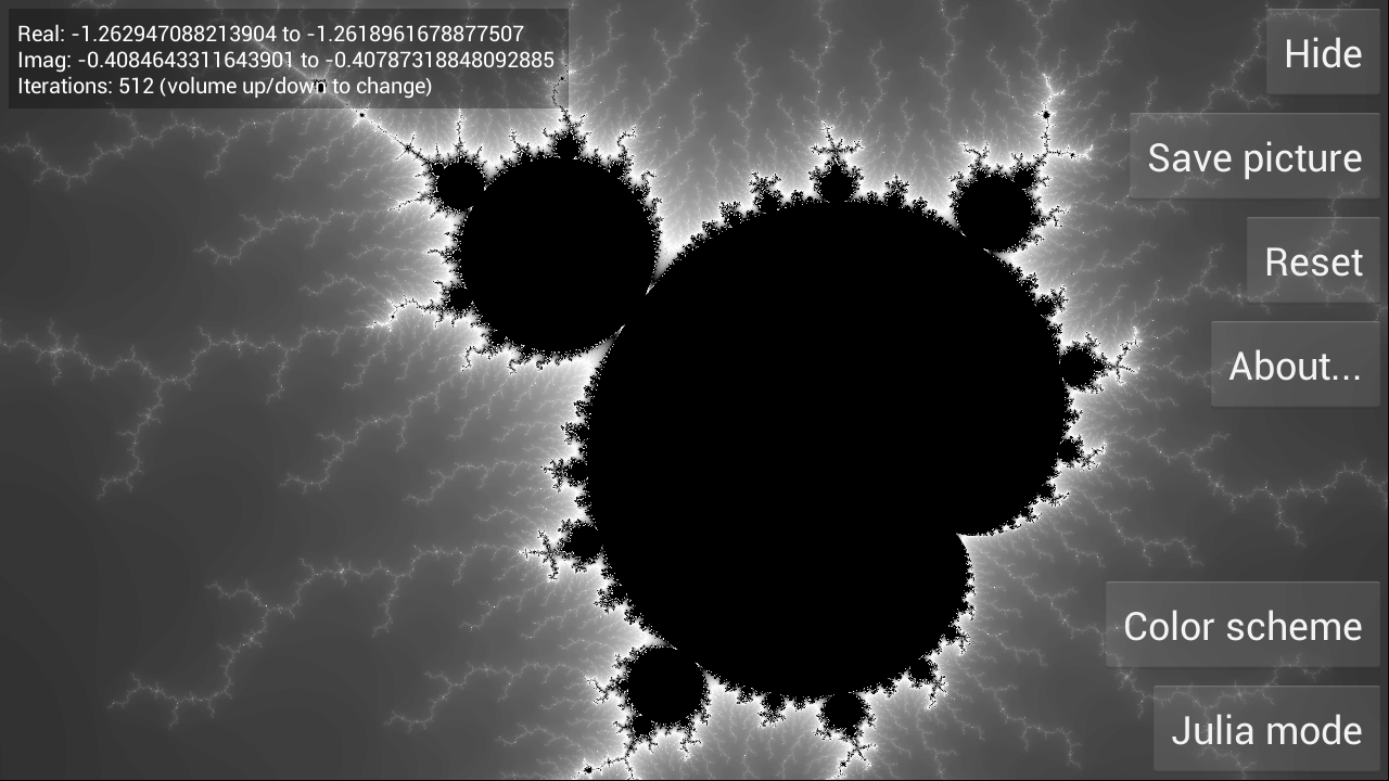 Mandelbrot Explorer截图2