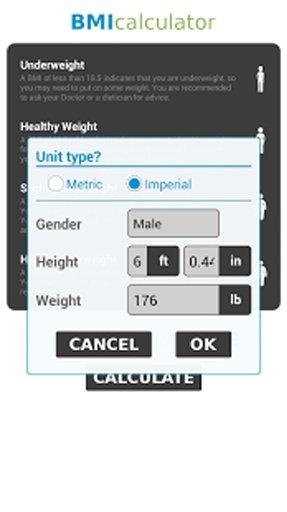 BMI (Body Mass Index) Calculator截图5