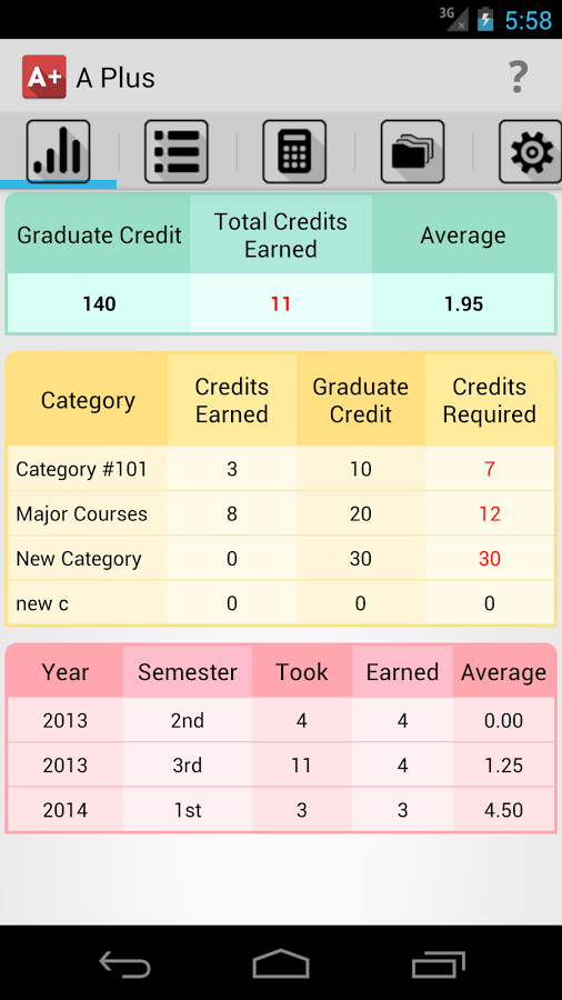 Grade Calculator (GPA)截图1