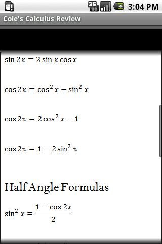 Cole's Calculus Review截图1