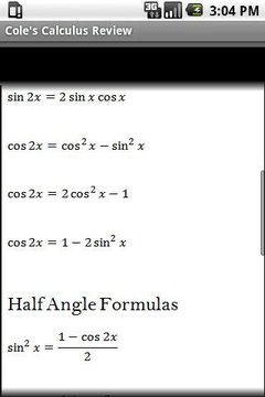 Cole's Calculus Review截图