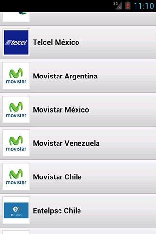 Operadoras de telefonía截图8