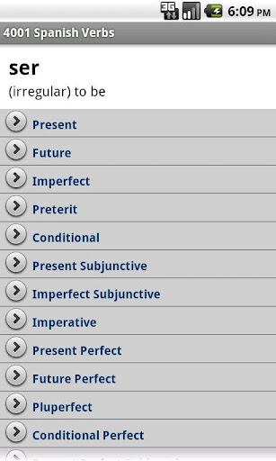 4001 Spanish Verbs截图1