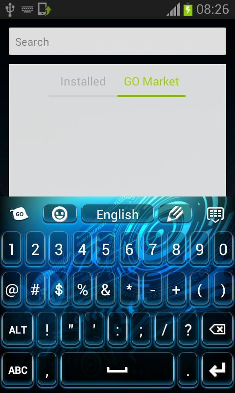 A Better Blue Skin Keyboard截图4