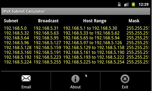 IPvX Subnet Calculator截图2